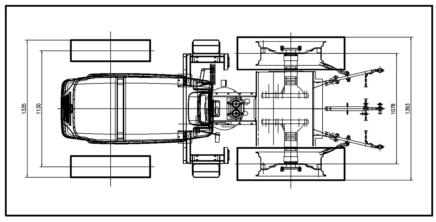 Product Structure of FUGESEN-MF504/604 Tractor