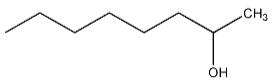 2-Octanol of Molecular Structure Diagram